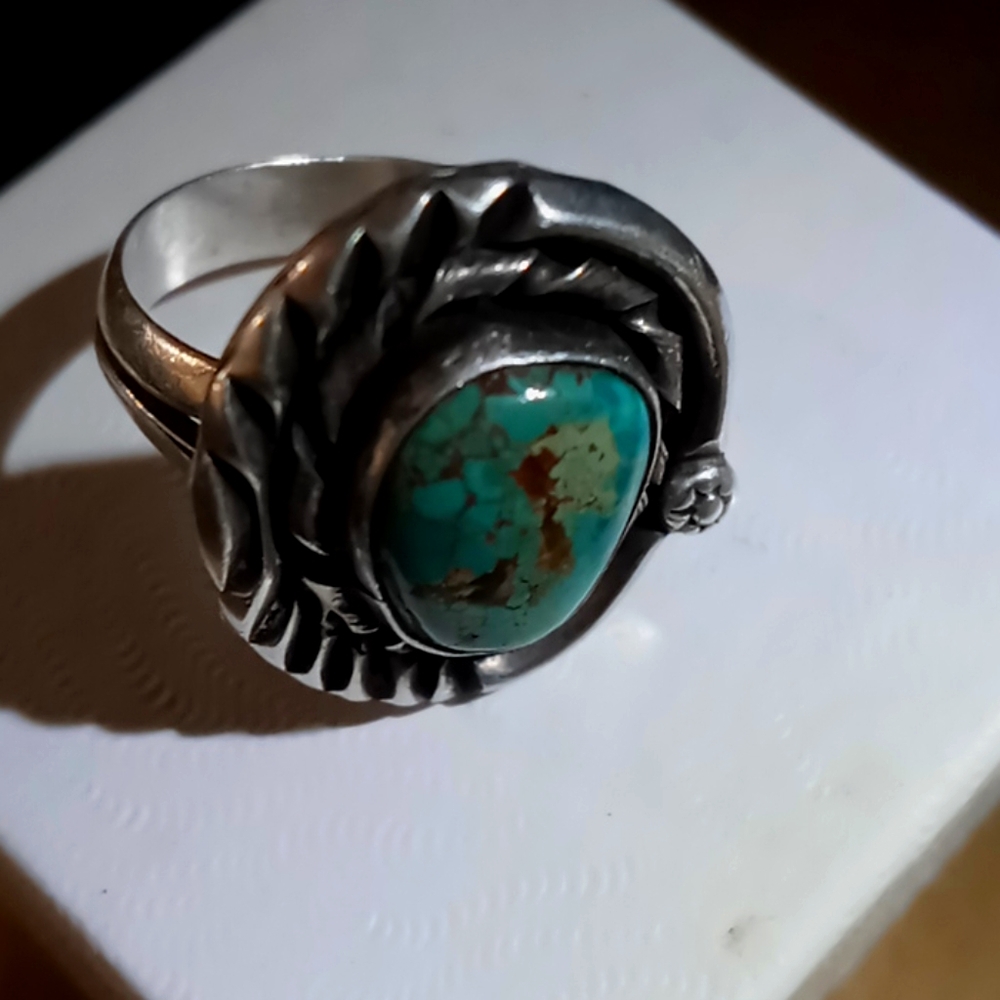 Turquoise and Silverstone ring